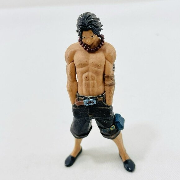 One Piece Portgas Ace Figure Model Toy Man Display Stand Anime Series Japanese - Picture 5 of 12